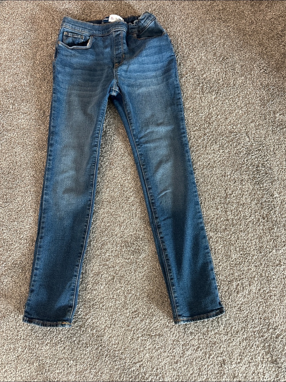 Old Navy Blue Distressed Skinny Jeans - Girl’s